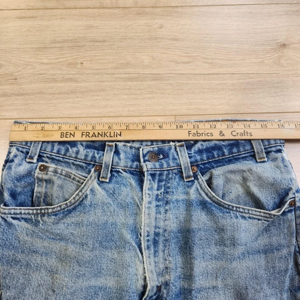 Vintage Levis 517 0217 Bootcut Jeans Mens 32x27 Orange Tab Denim USA Made 80s
